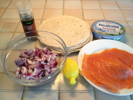 Weber BBQ Recipe Smoked Salmon Wraps 1