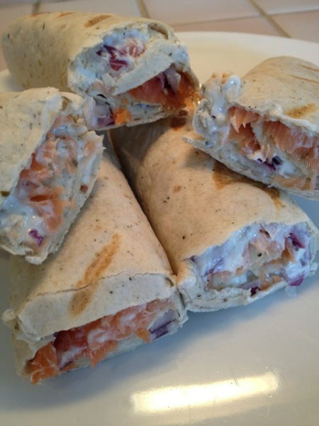 Weber BBQ Recipe Smoked Salmon Wraps 19