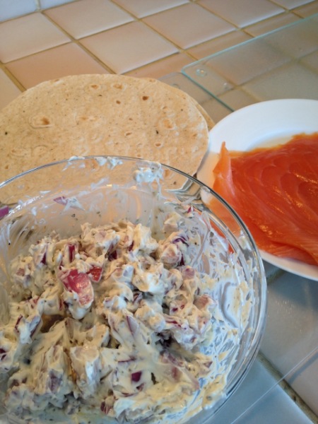 Weber BBQ Recipe Smoked Salmon Wraps 2