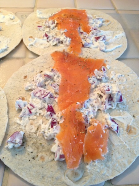 Weber BBQ Recipe Smoked Salmon Wraps 7