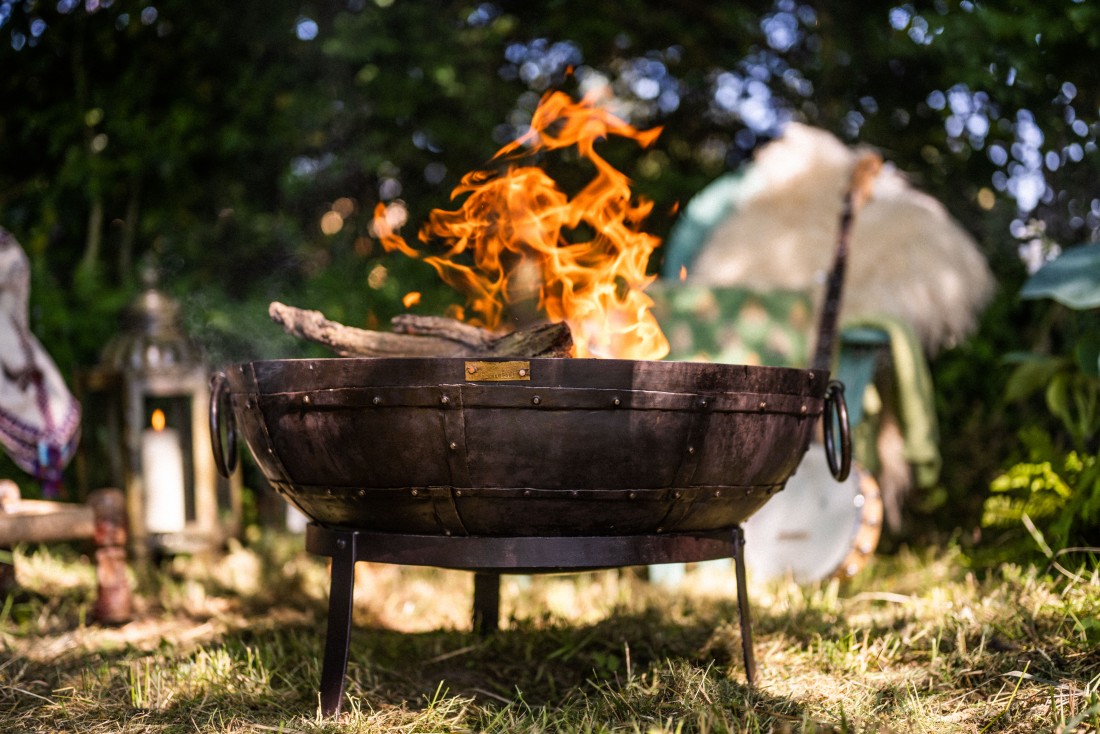 Kadai Large Recycled Firebowl 100cm