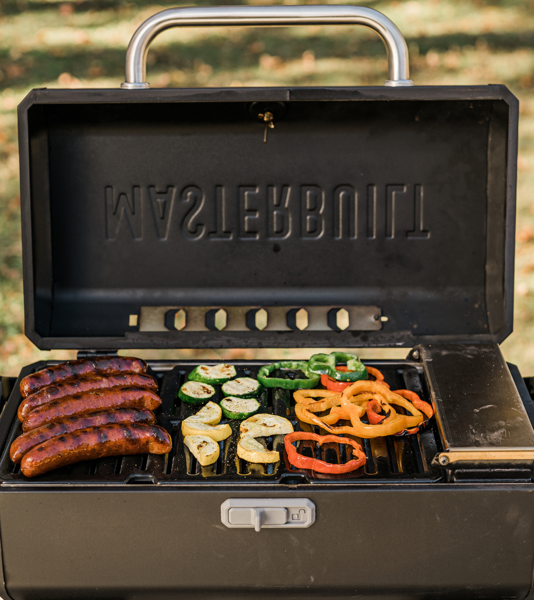 Masterbuilt Portable Charcoal Grill cooking