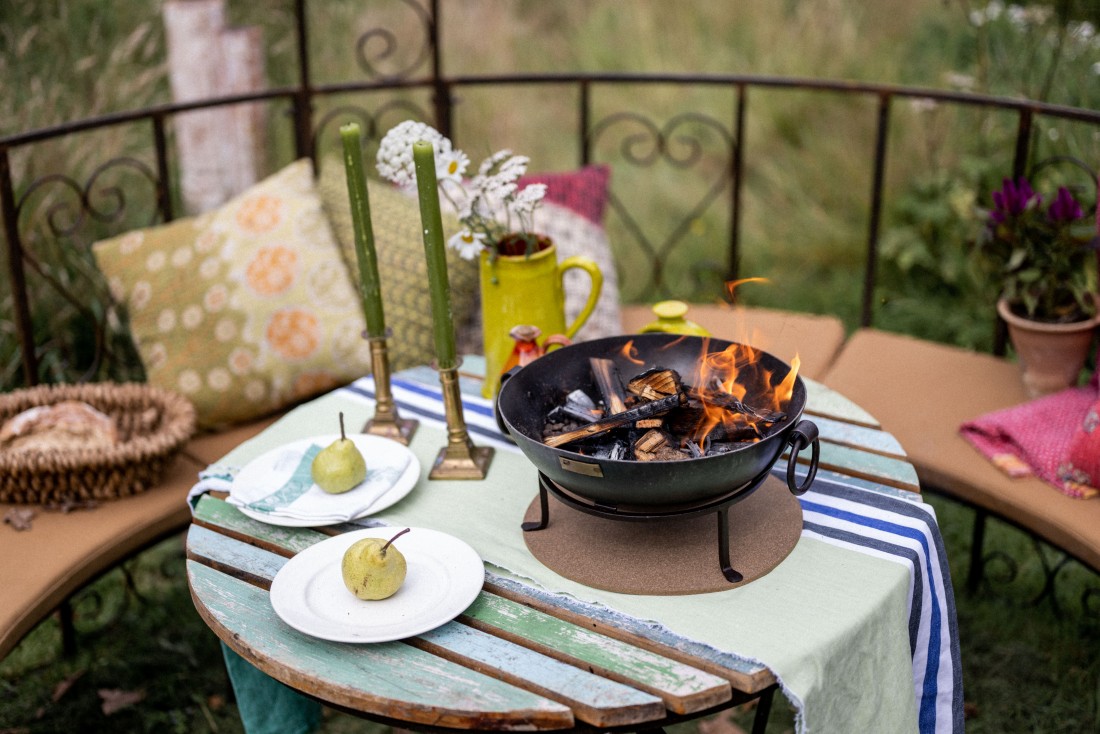 Kadai Table Top Firebowl Firepit