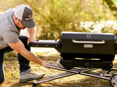 The new MasterBuilt Portable Charcoal BBQ